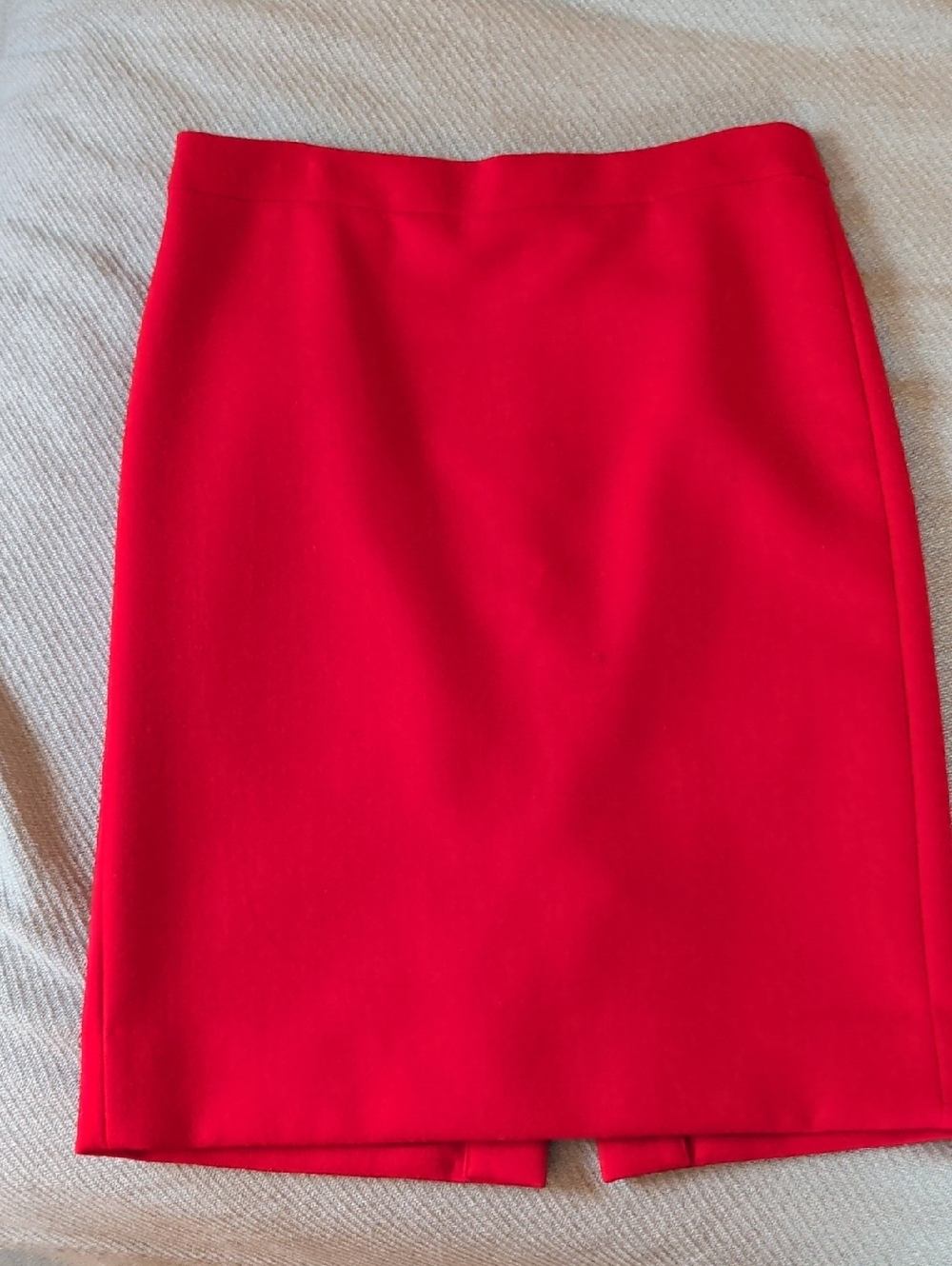 J. Crew Vibrant Red Pencil Skirt